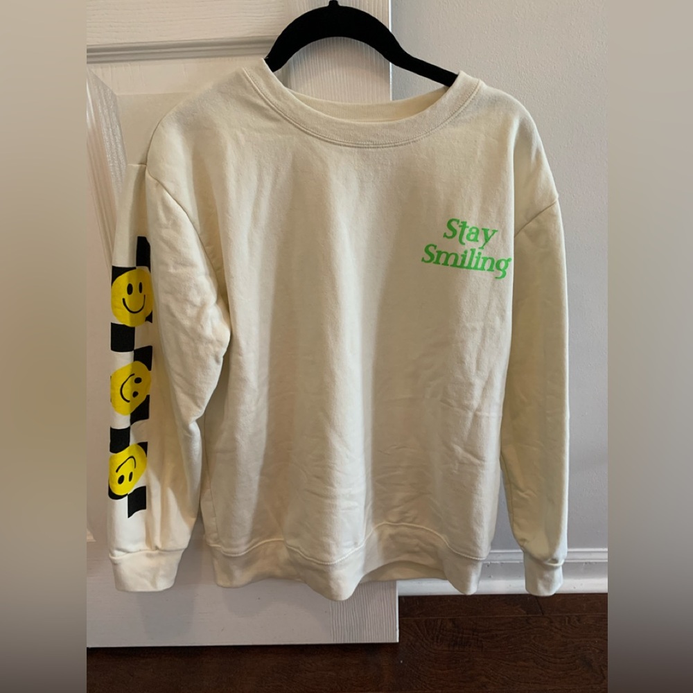 Freeze Stay Smiling Crew Sweatshirt Size Medium